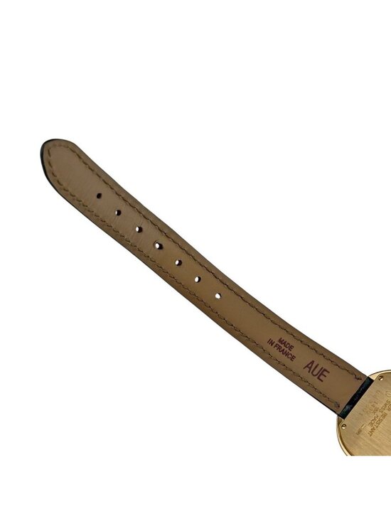 Cartier Ellipse Watch YG Leather Quartz Ivory main image 7
